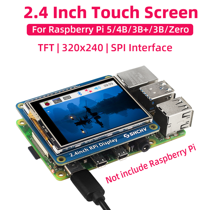 Golf Zero - SHCHV หน้าจอสัมผัสขนาด 2.4 นิ้วสําหรับ Raspberry Pi