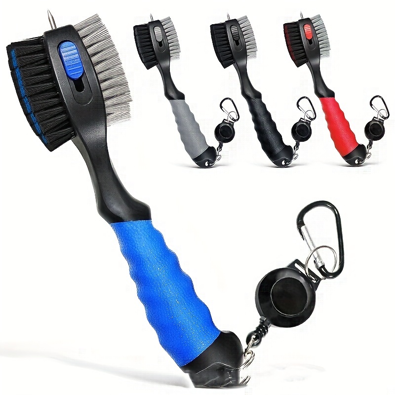 Golf Equipment Discount - แปรงทำความสะอาดร่องไม้กอล์ฟแปรงหัวใหญ่แบบยืดหดได้อุปกรณ์ BH005กอล์ฟ