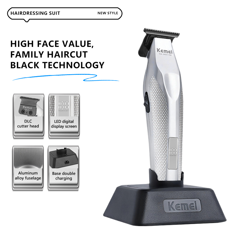 เครื่องตัดผมไร้สาย Kemei 3023- - Golf Zero บทวิจารณ์และราคา